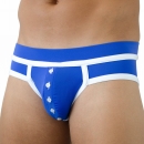 bruze Minipant - Badehose - core - Extended Fit - blue/white