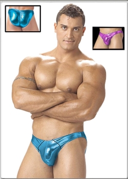 California Muscle Shimmer Brief fuchsia