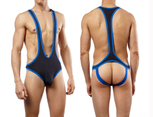 Good Devil 9011 Jockstrap Singlet black/blue