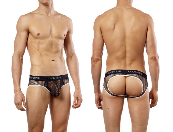 Good Devil 4042 Big Mesh Jockstrap black Gr.S