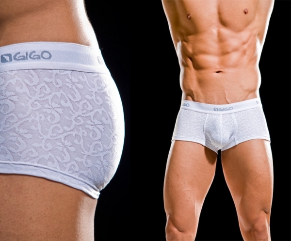 Gigo Encaje Boxer White Gr.S**