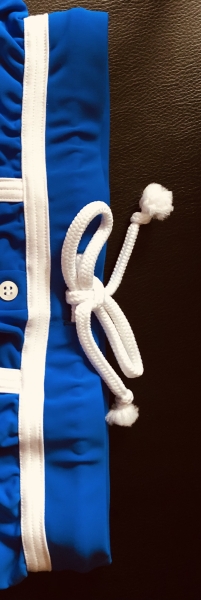 bruze Minipant - Badehose - sporty - Regular Fit - blue/white